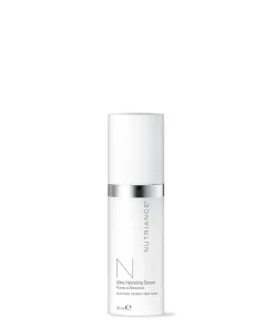 NeoLife Nutriance Organic Ultra Hydrating Serum 30 ml bottle with hyaluronic acid and plant oils for dry to normal skin